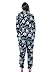 Just Love Adult Onesie / Pajamas Black - Snowflake Medium
