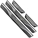 EVMTAWD Stainless Car Door Sill Scuff Plate Kick Pedal Protectors for Hyundai KONA 2018-2022