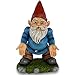 UpBlend Outdoors Funny Gnomes Statue - Norm The Gnome Miniature for Indoor/Outdoor Decoration, 9.75 inches Tall, he has Some Serious Questions (Home Décor)