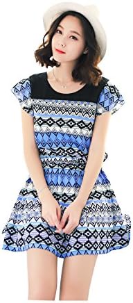 ギャビー Gaby さわやかなワンピース 水色 レディース 春 夏 着やすくて涼しい ワンピース チュニック 通販 Amazon