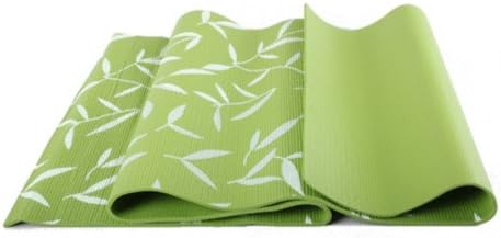 Thicker yoga mat / PVC yoga mat / Outdoor mat / Non-slip yoga mat (Grass green (printing))