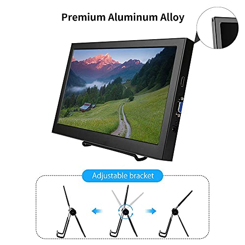 Kenowa-Monitor-portatil-de-13-Pulgadas-16-9-133-1366x768-Pantallas-de-visualizacion-LCD-con-HDMI-VGAAltavoces-Monitores-de-Juegos-de-computadora-para-PC-Camara-PS3-PS4-Xbox-One-360-Raspberry-Pi