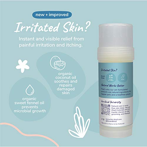 kin+kind Dog Hot Spot Treatment Organic (2.3 oz) Itch Relief, Skin