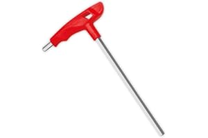 WISEUP 5mm t handle allen wrench set Metric,CR-V heavy duty hex key set with long arm