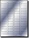 1,600 Label Outfitters 1.75” x .5” Metallic Silver Foil Laser Permanent Adhesive Return Address Labels – 20 Sheets