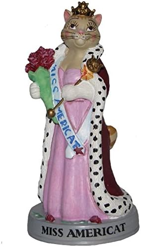Ertl Collectibles Cat Hall of Fame Miss Americat Figurine - 4" Tall