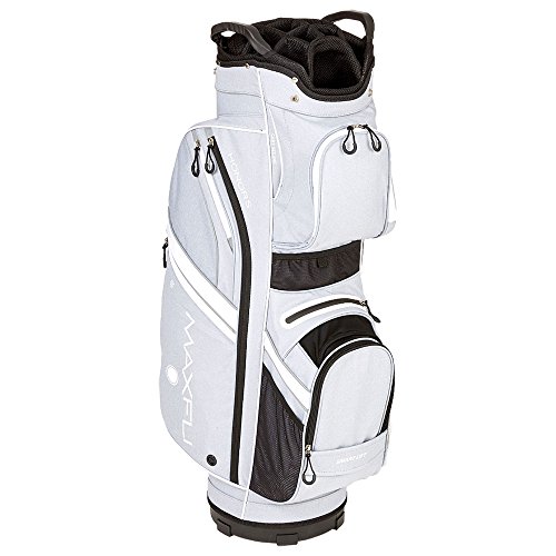 Maxfli Honors Cart Golf Bag (Heather Gray/White) - Thumbnail 3