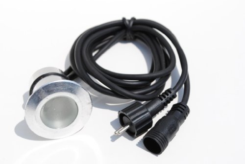 Direct Wire 10 Piece Set Deck Garden Landscape White LED Lights Kit