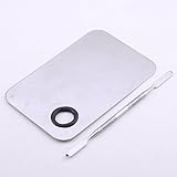 Mintbon Professional Pro Lady Stainless Steel Cosmetic Makeup Palette Spatula Tool (150x100MM)