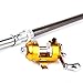 AccMart Mini Portable Pocket Rod Pen Shape Aluminum Alloy Fishing Rod with Pole Reel Combos (Blue)