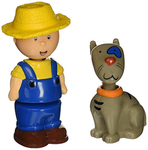 Caillou Collectible Figures - Caillou the Farmer and Gilbert