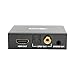Tripp Lite HDMI Audio De-Embedder / Extractor, UHD 4K x 2K @ 30Hz (P130-000-AUDIO),Black