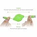 USB C Cable, Veckle 2.3 Ft Type C Retractable Cable for Nexus 5x, Nexus 6p, LG G5, OnePlus 2, Nextbit Robin, Nintendo Switch and More USB C Devices, Green