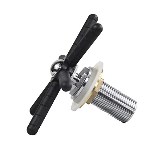 YBB Professional Cup Washing Machine Table Glass Rinser Copper Plating + Plastic Rod for Household/Bar Coffee Shop (Counter Top)