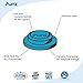 Pura Kiki Bottle Silicone Sealing Disks | Plastic-Free, Medical Grade, Unbreakable, Airtight | Baby Formula Milk, Food Storage, Breastmilk Storage for Travel | 3-Piece (Blue, Orange, Green)