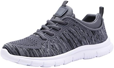 ShengQu Boys&amp;Kids Fashion Sneakers Lightweight Casual Sport Shoes SQ003 D.Grey-2