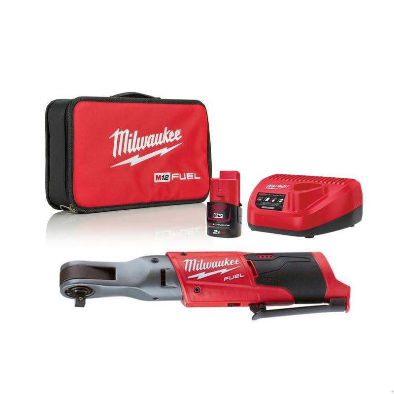 Milwaukee Brushless Ratchet Wrench 12 V 1 Bat 2.0 Ah M12FIR38-201B