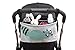 3 Sprouts Universal Stroller Organizer with Cup Holder - Durable Stroller Caddy Accessory for Storage, Stroller Bag, Raccoon