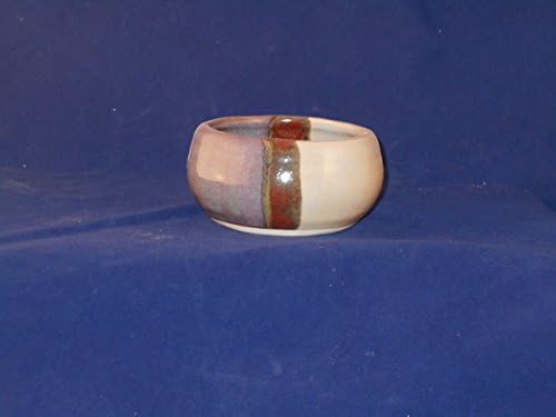 Pottery Purple and Grey Shaving Soap Bowl- Handmade in the USA, Beautiful Gift!