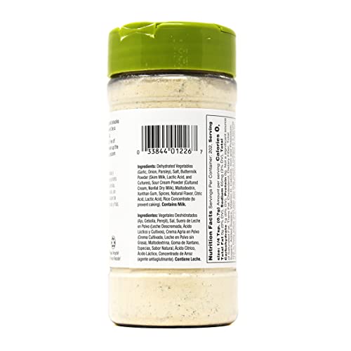 BADIA RANCH SEASONING POWDER, 5 OZ – ALL-PURPOSE RANCH FLAVOR FOR DRESSINGS, DIPS, MEATS, VEGETABLES & SNACKS