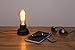 Kiven Steampunk Table Lamp UL Certification Button Switch Cord Vintage Style Desk Light E26 Iron Base Modern Antique Table Light Bulbs Not Included