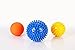 TriPrime Myofascial Release Massage Ball set - 2 Spiky Balls - Physical Therapy, Foot Massager & Plantar Fasciitis with Deep Tissue Trigger Point Lacrosse Ball Roller - INCLUDES FREE Ebook