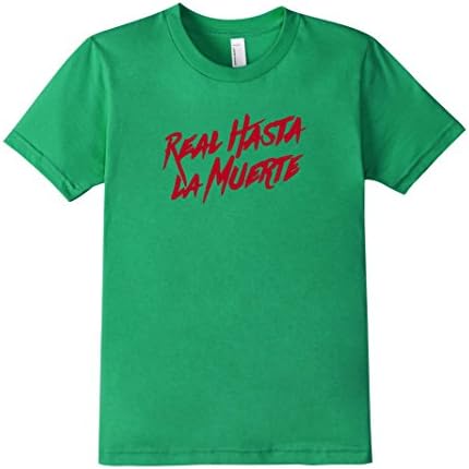 Kids Real Hasta La Muerte Camisa 4 Kelly Green