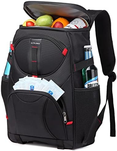 Jeerbly Insulated Cooler Backpack, 25 L Leakproof Waterproof