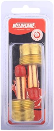 WELDFLAME 2-pk Large Gas Lens Collet Body 45V116 (1/16") TIG Welding Torch 17/18/26