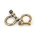 SouthBeat Paracord Buckles Adjustable D Shackles Used for 550 Paracord Survival Bracelet Making 2Pcs (Antique Bronze)