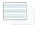 Optima 9 x 12 Double Sided Music Staff Dry Erase Lap Boards (10 Pack). Made in The USA!
