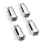 BlackPath - (4x) Universal Fit Oxygen Sensor Extension [Straight] O2 Sensor Spacers M18 x 1.5 CEL Fix Kit