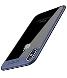 iPhone X Case, Felico iPhone X Crystal Clear Case Shockproof Cover Protective Air Space Technology Transparent Ultra Slim Fit Case for Apple iPhone X 2017 Blue