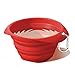 Kurgo Collapsible & Portable Travel Dog Bowl for Food & Water | Portable Water for Dogs | Food Grade Silicone Collapsible Dog Bowl | Pet Travel Accessories | BPA Free | Holdsup to 24 oz | Red