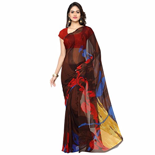 Vaamsi Women's Georgette Printed Saree