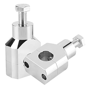 Stuurklem Duurzame Anticorrosie Stangklem Motorklem Uniek Herkenbaar voor 2,5 cm stuur voor Cruisers voor Motor…