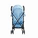TRIOKID My First Baby Doll Stroller Miniline Blueberry Blue Travel Toys for Kids Portable Doll Pram Drawable Fabric with Removable Weather Resistant Canopy