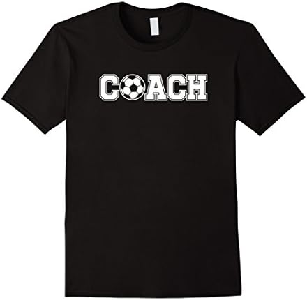 Mens Soccer Coach Shirt Sports Coaching Staff Head Coach Tees Large Black