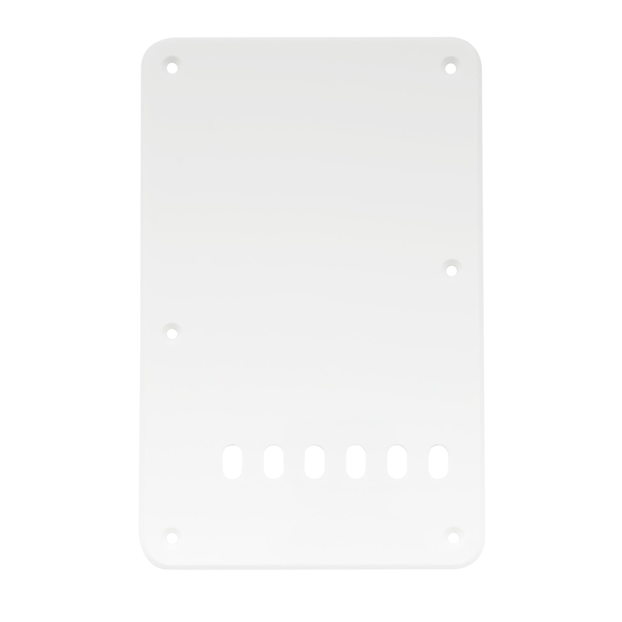 Musiclily Vintage Style Strat Tremolo Backplate for Fender USA/Mexican Made Standard Stratocaster Modern Style Guitar,1Ply White โ image 1