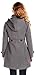 Charex® Women Wool Blends Coat Hooded Double Breasted Trench Coat Slim Long Jacket