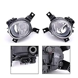 Artudatech Pair Left+Right Fog Light Assembly Clear Lens for Audi A4 B7 2005-2007 2006