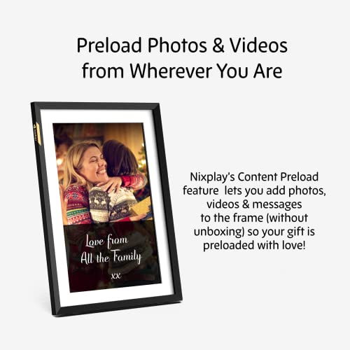 Nixplay 10.1 inch Touch Screen Smart Digital Picture Frame with WiFi