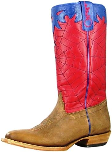 Olathe Western Boots Boys Cowboy Kids Spider Web 5 Infant Toast OK42