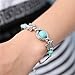 Myhouse Natural Stone Charm Bracelet Bangle Handmade Bracelet for Women Girls