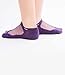Shashi Purple Glitter Mesh Non Slip Ergonomic Socks Pilates Barre Ballet Yoga Dance ... Sugar Plum Small / 5.5-7.5