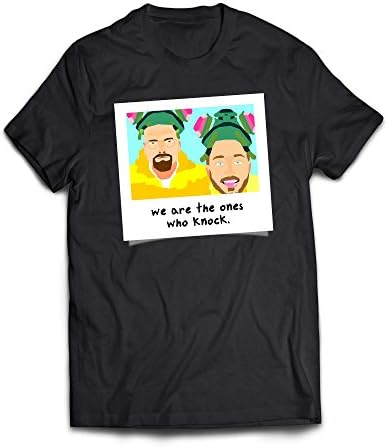 FlippAR Men's Casual Wear Round Neck Interactive Augmented Reality Printed Cotton T-Shirt, Breaking Bad - Black