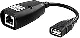 YOUmeSKY USB Extender Over Ethernet RJ45 Adapter Cat5 Cat6 LAN Cable Extender view 3