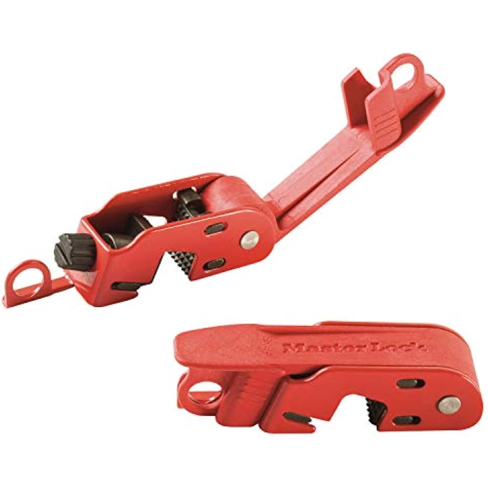 Master Lock 493B Lockout Tagout Device, Circuit Breaker Clamp-On