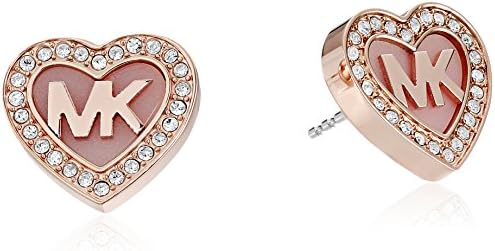 michael kors logo crystal stud earrings