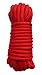 SUMERSHA Japanese Bondage Rope Cotton Rope (Red)